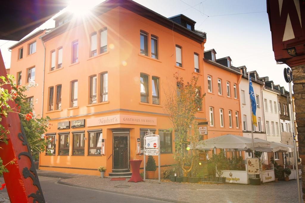 Neubert'S Gasthaus Am Rhein Hotel Лахщайн Екстериор снимка