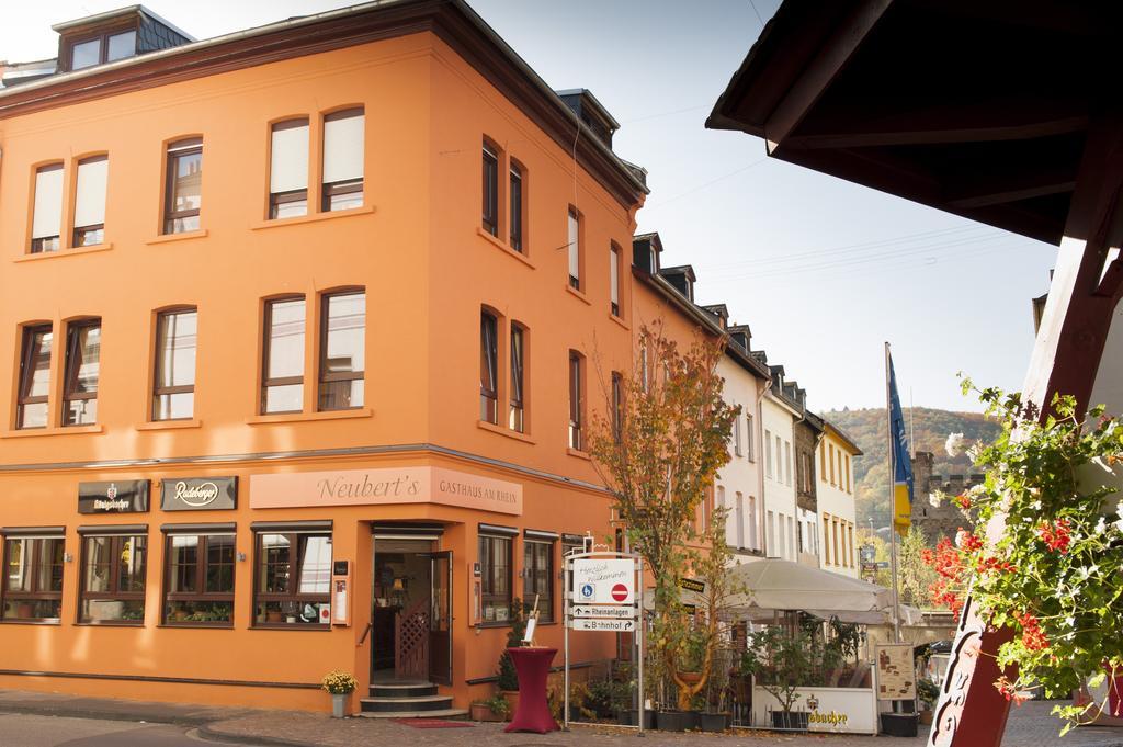 Neubert'S Gasthaus Am Rhein Hotel Лахщайн Екстериор снимка